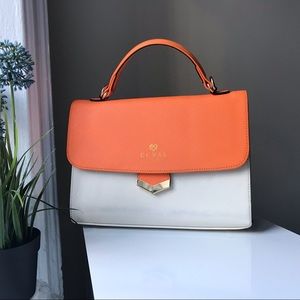 Gunas New York Flamingo Vegan Leather Handbag